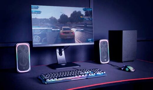 Altavoces GXT con iluminación RGB de la marca Trust
