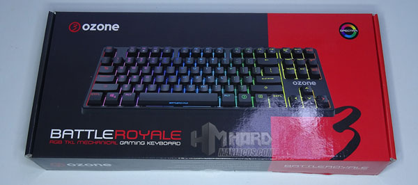 teclado Ozone BattleRoyale caja