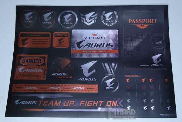 pegatinas Aorus gaming Sorteo