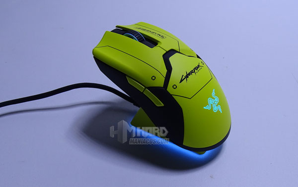 Razer Viper Ultimate Cyberpunk 2077 Edition iluminado