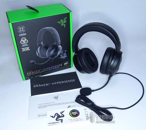 unboxing Razer Kraken V3 Hypersense
