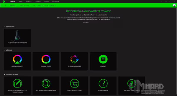 Razer Synapse Razer Kraken V3 Hypersense