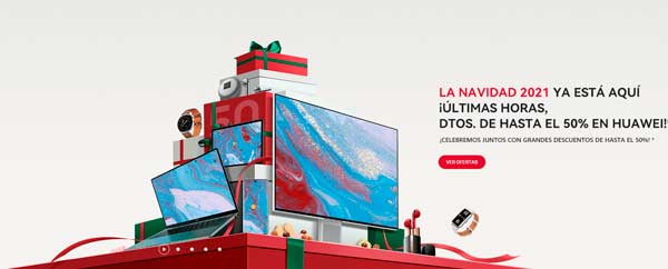 Descuentos de Navidad en productos Huawei hasta el 50%