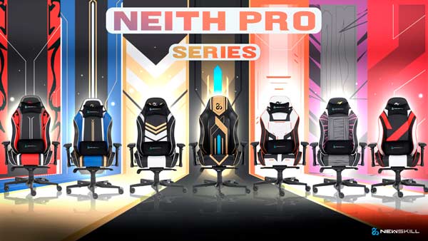 Nuevas sillas gaming Neith Pro de Newskill, de buena prestación y diseño