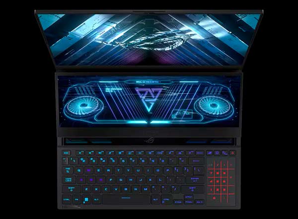 doble pantalla y teclado Asus ROG Zephyrus DUO 16