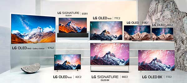 TV y monitores LG en CES 2022