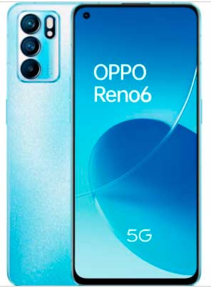 OPPO Reno 6 5G Artic Blue