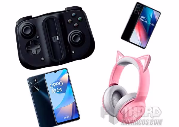 Productos Razer y OPPO
