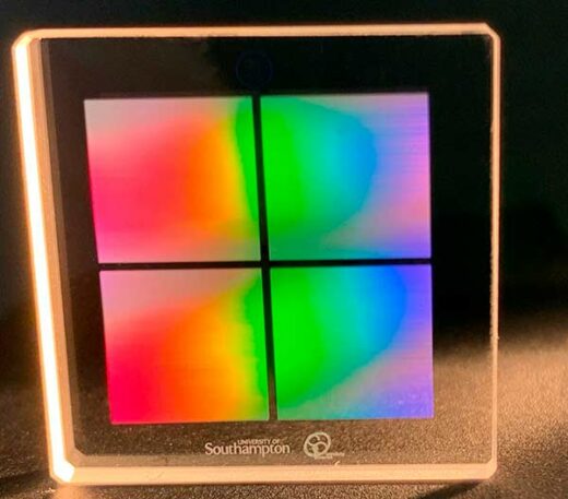 500TB en un disco de vidrio del tamaño de un CD portada