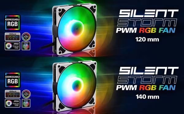Sharkoon SilentStorm 120 y 140 PWM