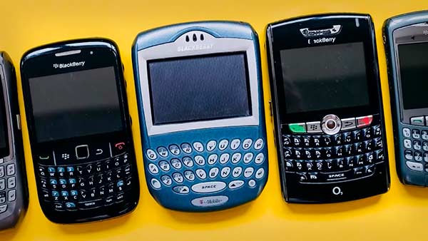 móviles BlackBerry antiguos