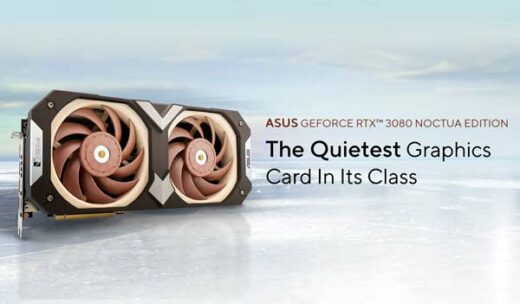 ASUS GeForce RTX 3080 Noctua Edition graphics card, portada