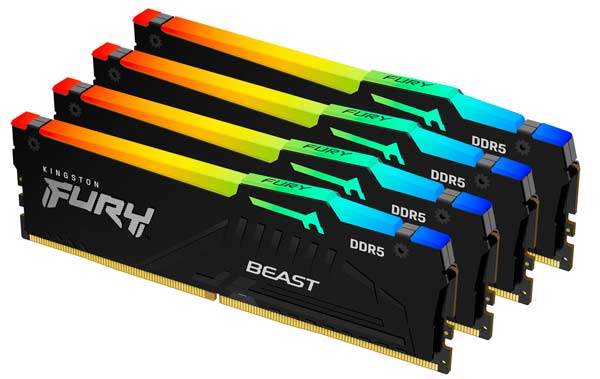 Nueva memoria RAM Kingston FURY Beast DDR5 RGB