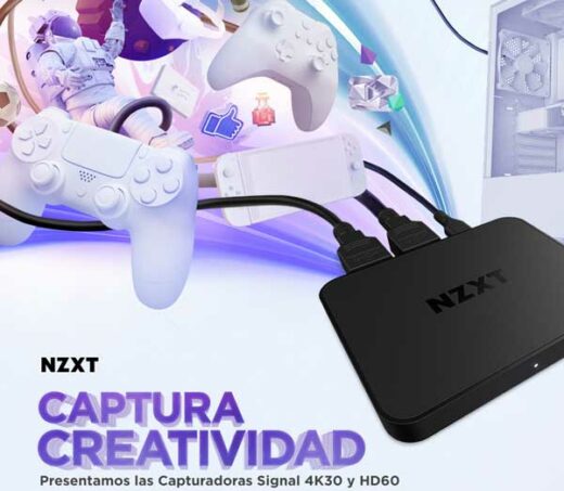 Capturadoras y cable de NZXT para hacer Streaming