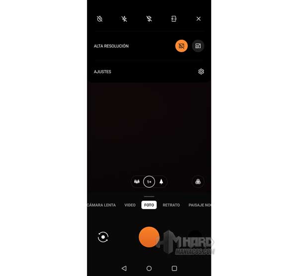 opciones ajustes fotos OnePlus 9