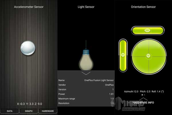 sensores OnePlus 9 1