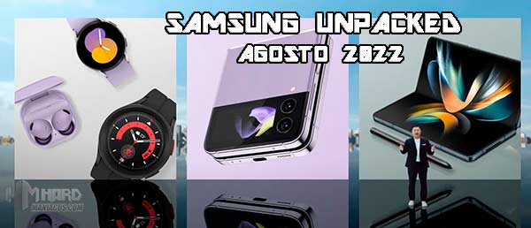 Samsung Galaxy Z Flip 4, Galaxy Z Fold 4, Galaxy Buds 2 Pro, Galaxy Watch 5 y Watch 5 Pro presentados en el Samsung Unpacked Agosto 2022
