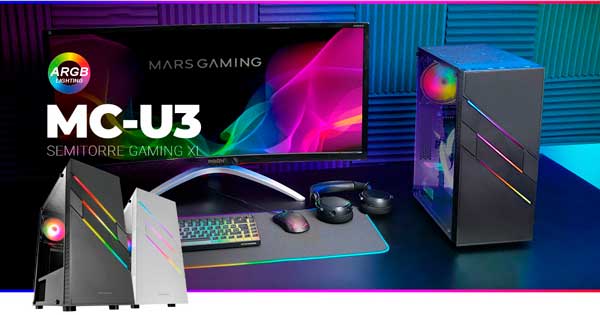 Nueva Semitorre Gaming XL MC-U3 de Mars Gaming