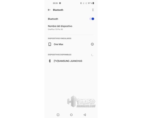 conectividad Bluetooth OnePlus 10 Pro
