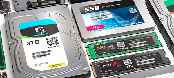 Diferencias entre HDD, SSD, NVMe y usos de cada uno