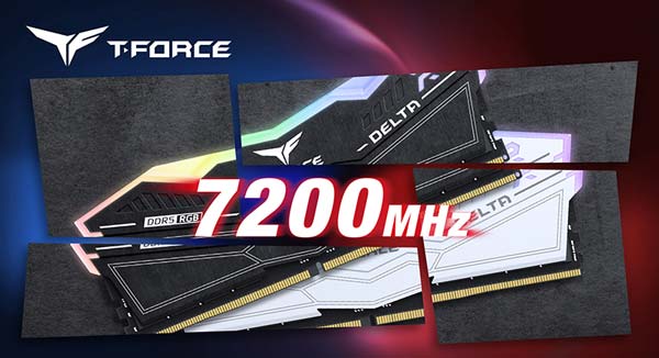 Kit de memoria T-FORCE DELTA RGB DDR5 para OC de TEAMGROUP