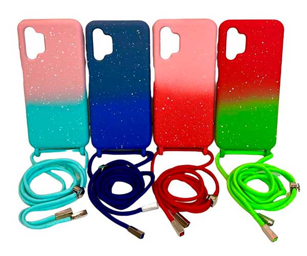 funda con cordones para iPhone
