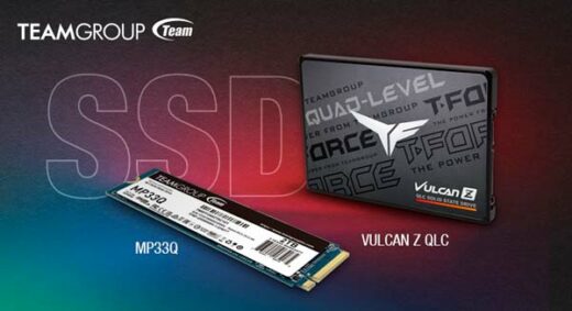 TEAMGROUP lanza MP33Q M.2 PCIe SSD y T-FORCE VULCAN Z QLC SSD