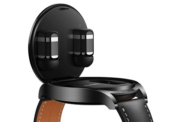 auriculares Huawei Watch Buds en tapa