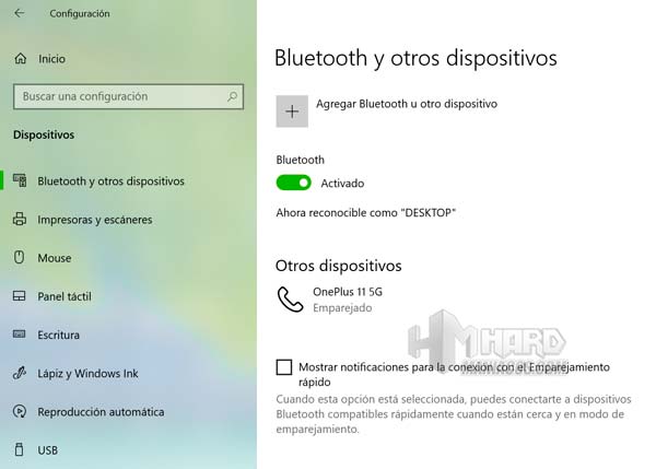 Bluetooth en PC con OnePlus 11 5G