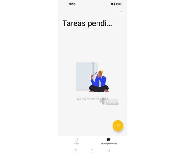 Listas en Notas OnePlus 11 5G