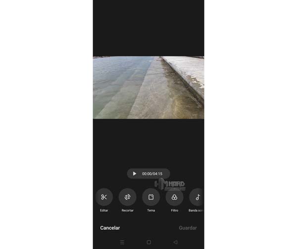 editar un video en OnePlus 11 5G