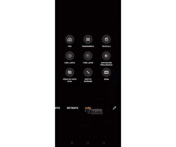 Modos en Mas camara de OnePlus 11 5G