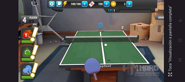 juego ping pong en OnePlus 11 5G