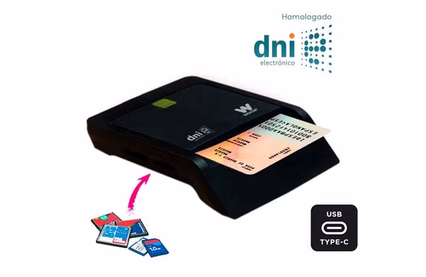 Woxter lector DNI electronico combo