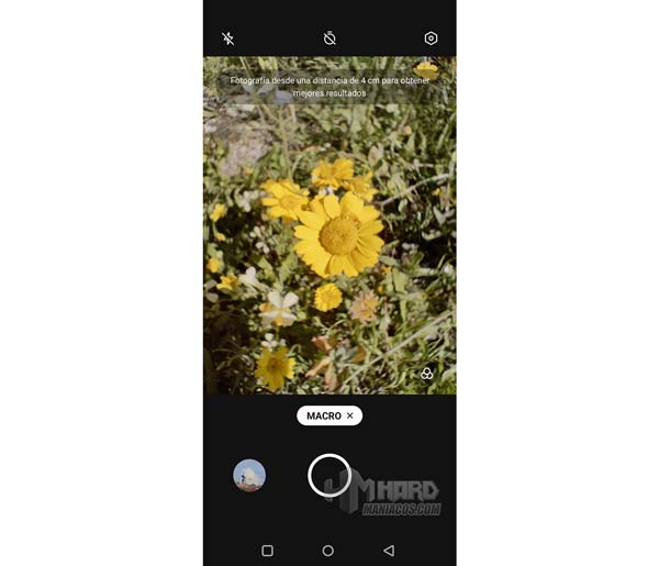 Camara Macro OnePlus 10T 5G