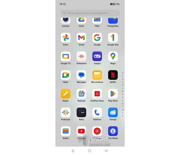 apps instaladas OnePlus 10T 5G
