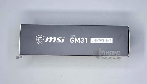 lateral caja raton MSI Clutch GM31 Lightweight