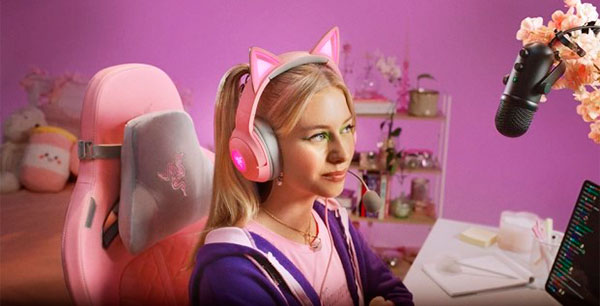 auriculares Razer Kraken Kitty V2 