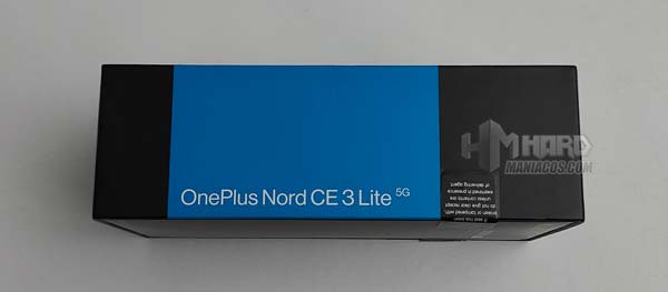 lateral azul caja OnePlus Nord CE 3 Lite 5G