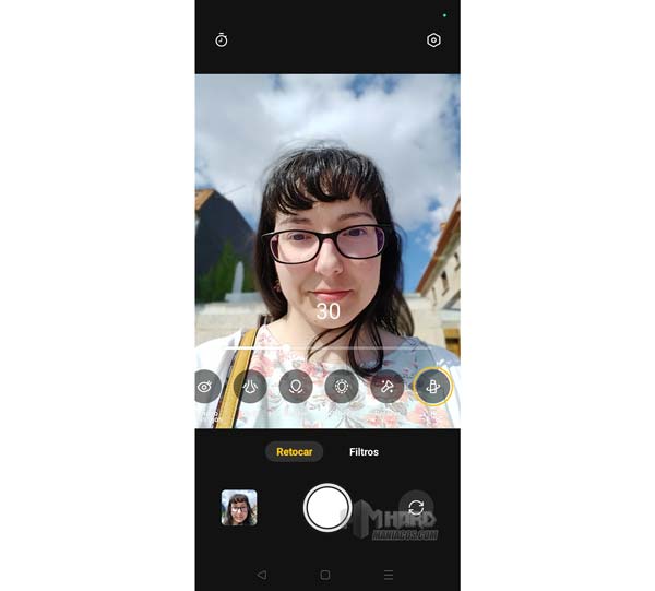 ajustes camara frontal OnePlus Nord CE 3 Lite 5G 
