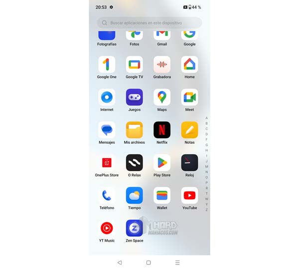 apps preinstaladas en OnePlus Nord CE 3 Lite 5G
