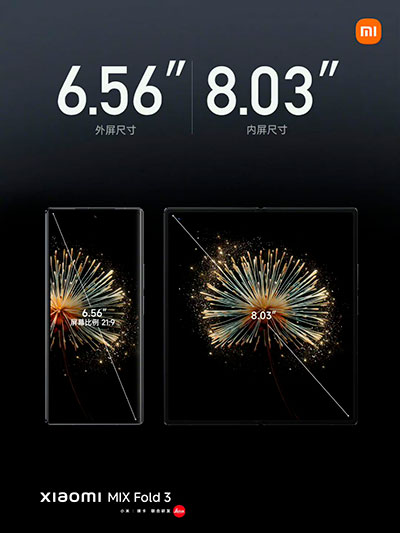 pantallas Xiaomi Mix Fold 3