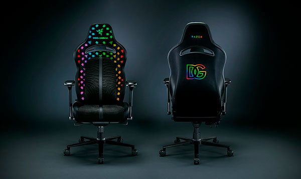 silla conceptual Dolce&Gabbana Razer Enki Pro Chroma Edition
