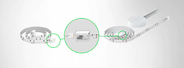 conectores Razer Aether Light Strip