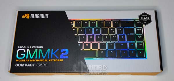 frontal caja teclado Glorious GMMK2
