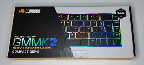 caja por detras teclado Glorious GMMK2