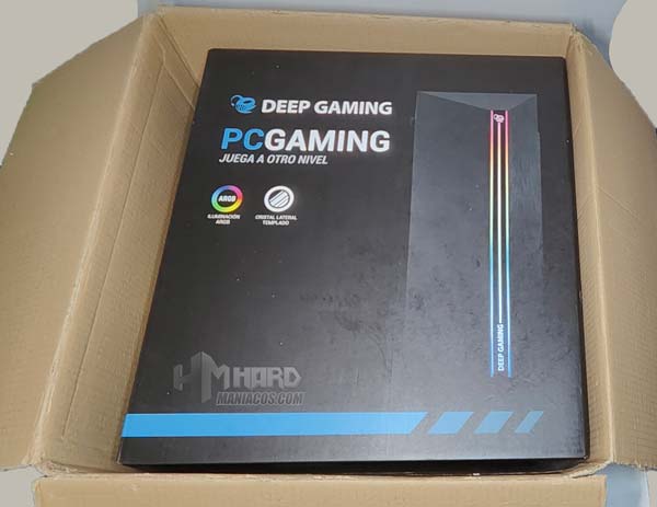 unboxing caja PC Deep Gaming Covenant