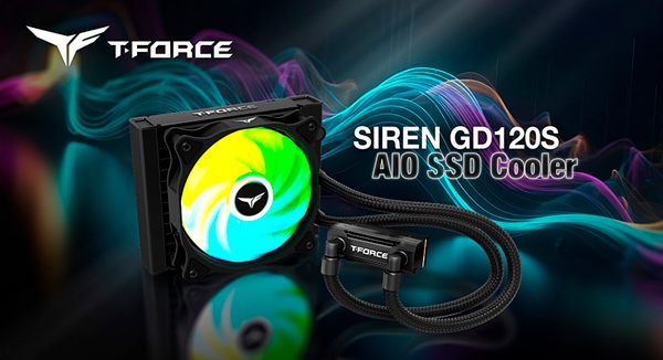 Nuevo disipador para SSD T-FORCE SIREN GD120S AIO