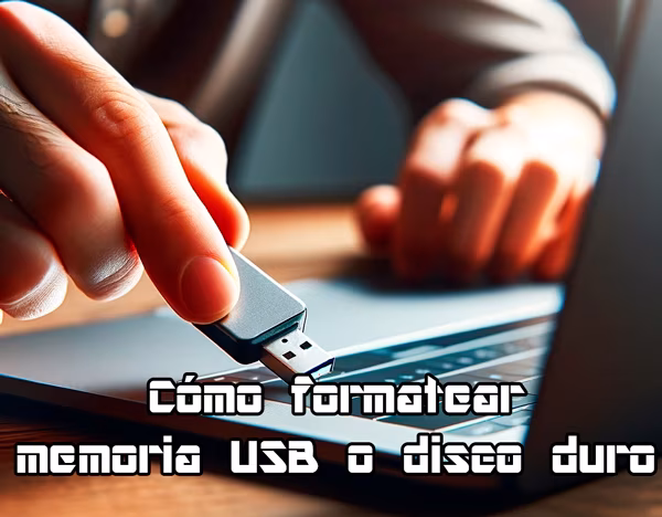 Como formatear memoria USB o disco duro