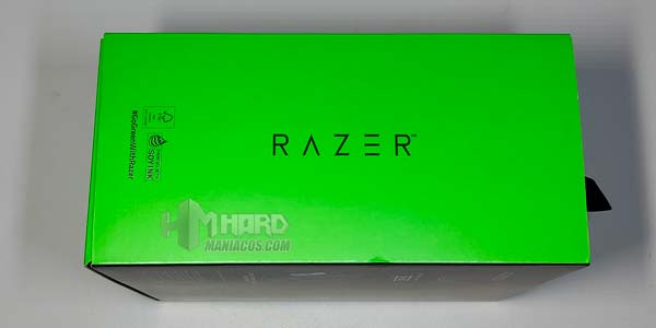 lateral caja Razer BlackShark V2 HyperSpeed